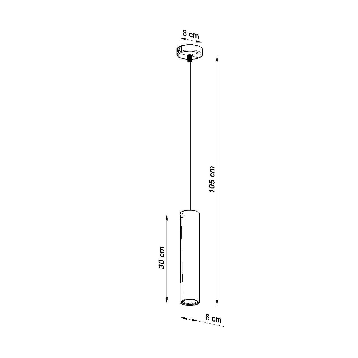 Lampa wisząca LINO 1 SL.0636 - Sollux - obrazek 4