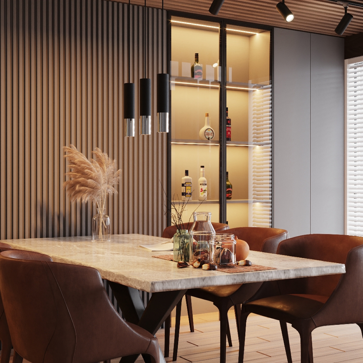 Lampa wisząca LOOPEZ 1 czarny/chrom SL.0940 - Sollux - obrazek 6