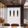 Lampa wisząca LOOPEZ 2 czarny/złoty SL.0953 - Sollux - obrazek 7