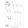 Lampa wisząca LOOPEZ 3L czarny/miedź SL.0948 - Sollux - obrazek 5