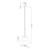 Lampa wisząca MARION biała SL.1350 - Sollux - obrazek 14