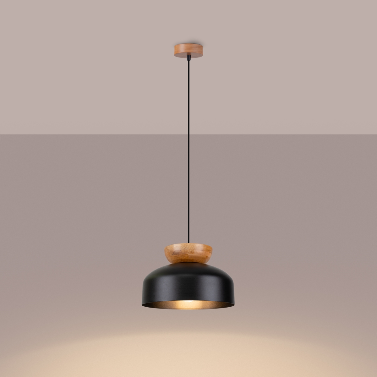 Lampa wisząca MARION czarna SL.1351 - Sollux - obrazek 3