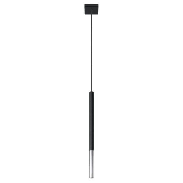 Lampa wisząca MOZAICA 1 czarny/chrom SL.0885 - Sollux