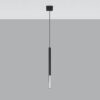 Lampa wisząca MOZAICA 1 czarny/chrom SL.0885 - Sollux - obrazek 2