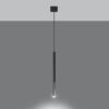 Lampa wisząca MOZAICA 1 czarny/chrom SL.0885 - Sollux - obrazek 3