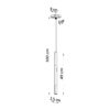 Lampa wisząca MOZAICA 1 czarny/chrom SL.0885 - Sollux - obrazek 4