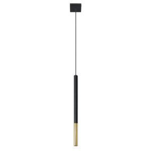 Lampa wisząca MOZAICA 1 czarny/złoto SL.0891 - Sollux