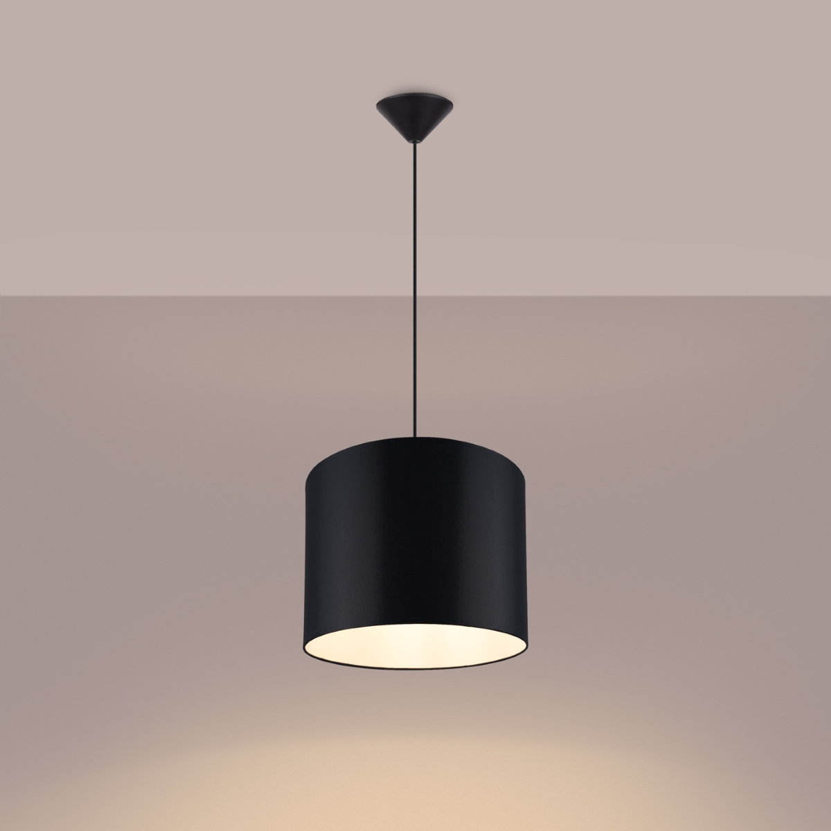 Lampa wisząca NOVA 30 czarna SL.1405 - Sollux - obrazek 3