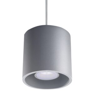 Lampa wisząca ORBIS 1 szary SL.0052 - Sollux