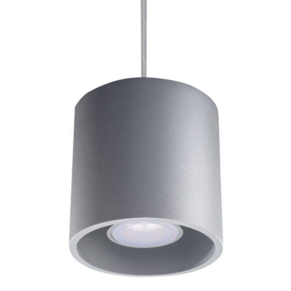 Lampa wisząca ORBIS 1 szary SL.0052 - Sollux