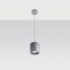 Lampa wisząca ORBIS 1 szary SL.0052 - Sollux - obrazek 2