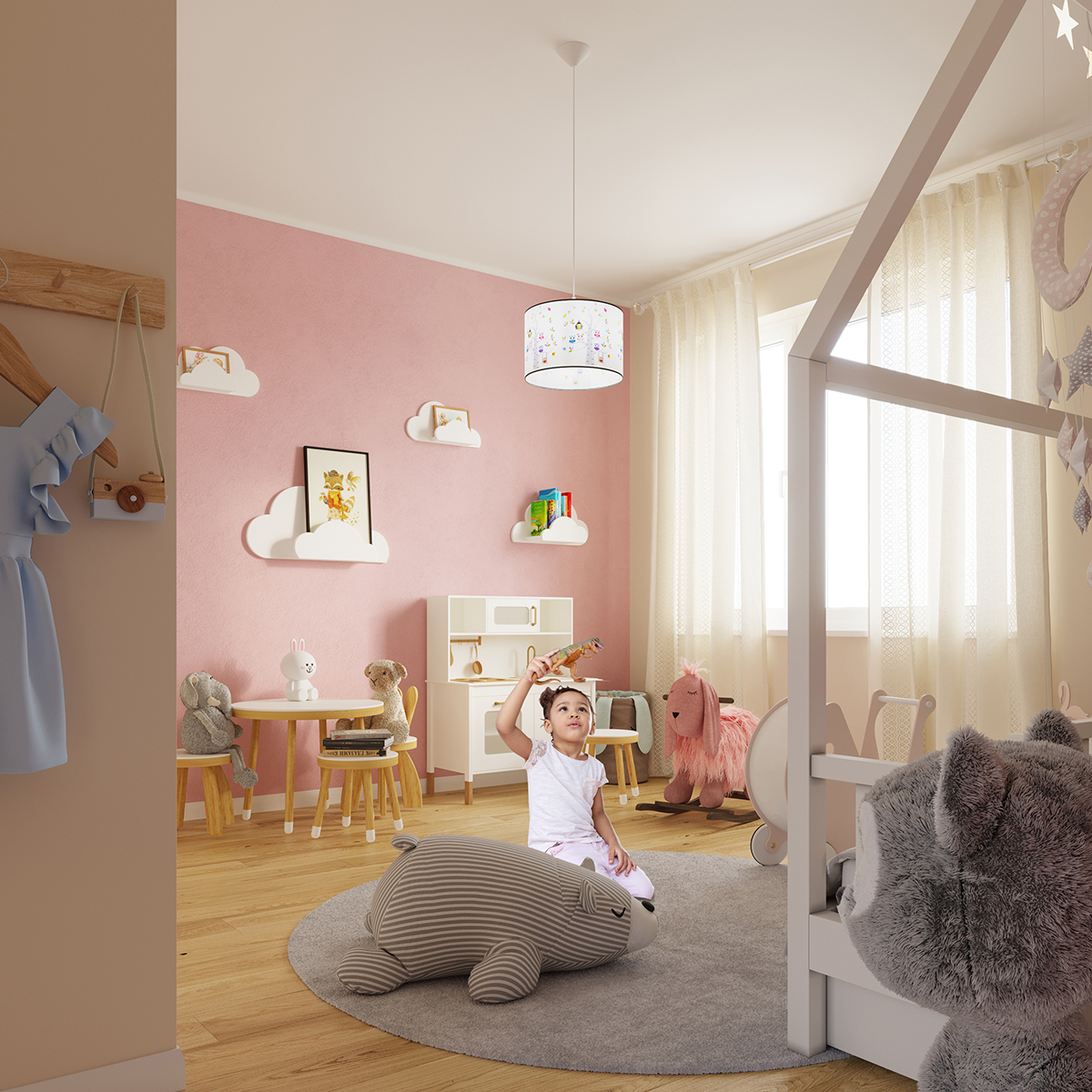 Lampa wisząca OWLS 30 SL.1422 - Sollux - obrazek 6