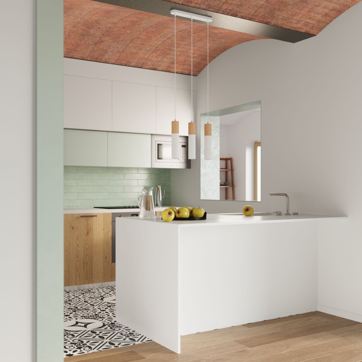 Lampa wisząca PABLO 3L biała SL.0630 - Sollux - obrazek 7