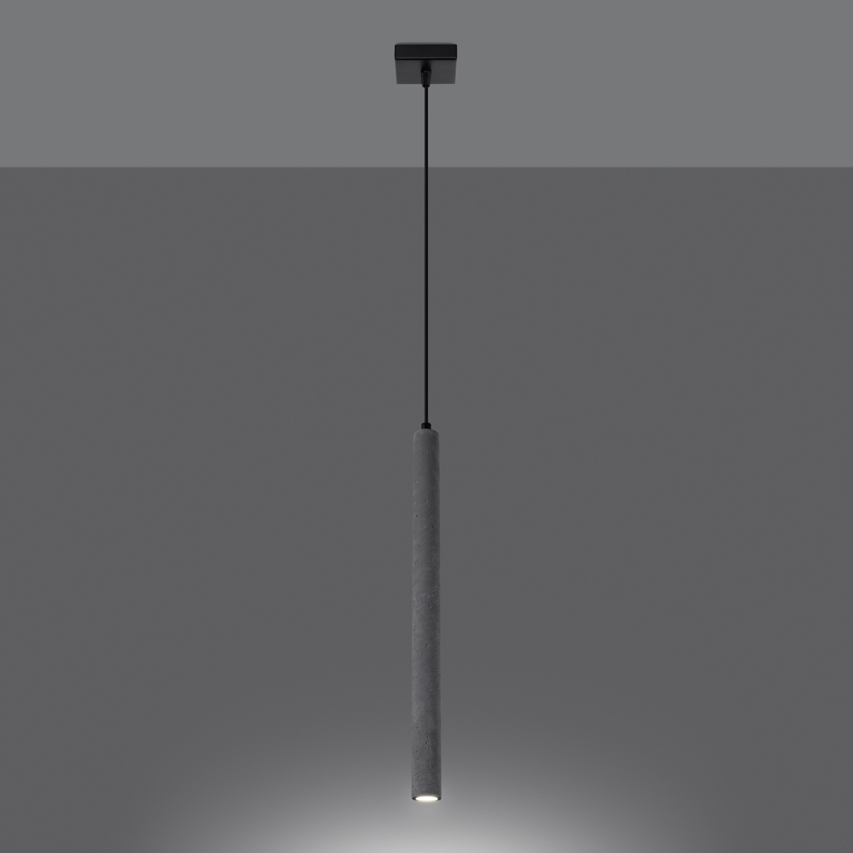 Lampa wisząca PASTELO 1 beton SL.1271 - Sollux - obrazek 3