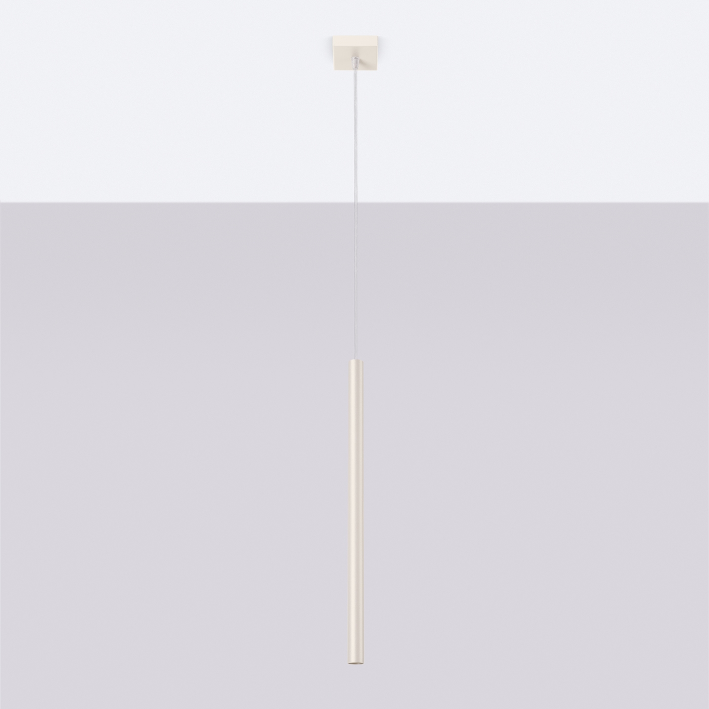 Lampa wisząca PASTELO 1 beżowa SL.1512 - Sollux - obrazek 2