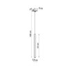 Lampa Wisząca PASTELO 1 chrom SL.1199 - Sollux - obrazek 5