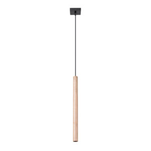 Lampa wisząca PASTELO 1 drewno SL.1266 - Sollux