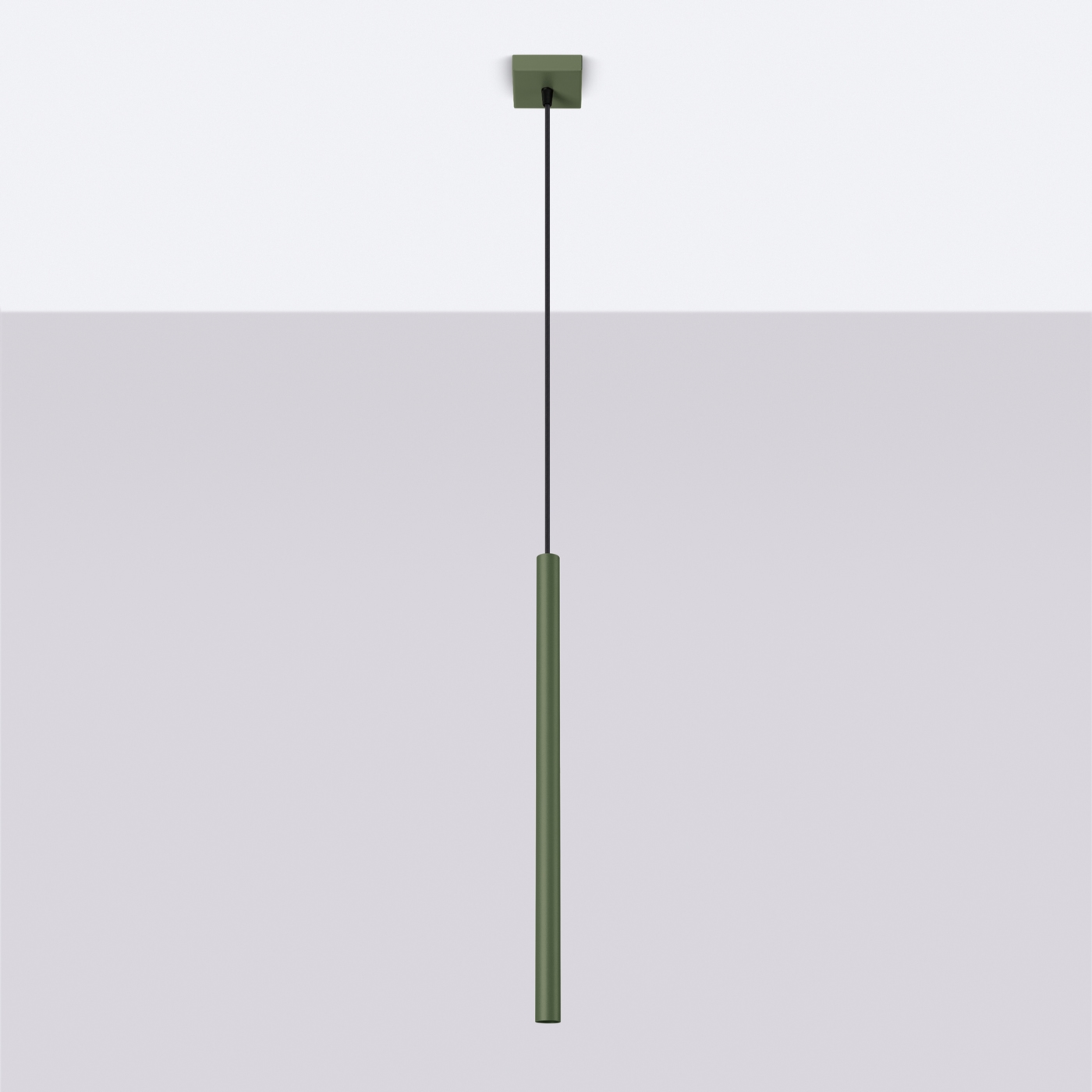 Lampa wisząca PASTELO 1 zielona oliwka SL.1518 - Sollux - obrazek 2