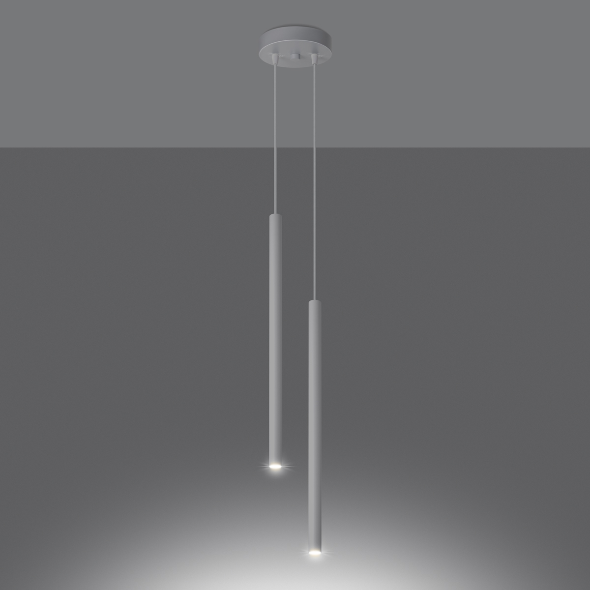 Lampa wisząca PASTELO 2 biała SL.1303 - Sollux - obrazek 3