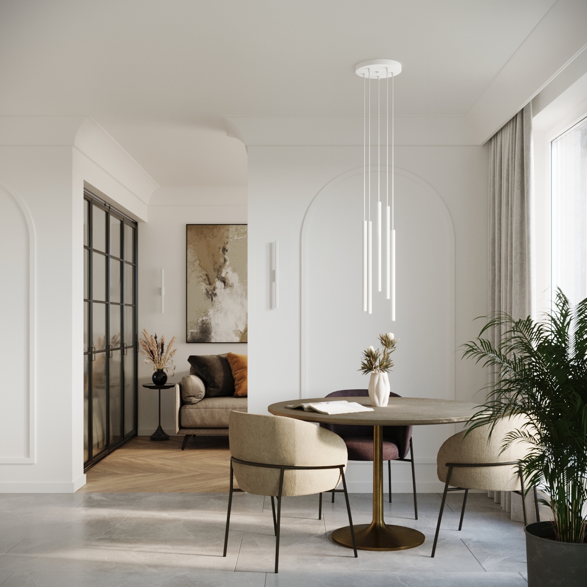 Lampa wisząca PASTELO 2 biała SL.1303 - Sollux - obrazek 7