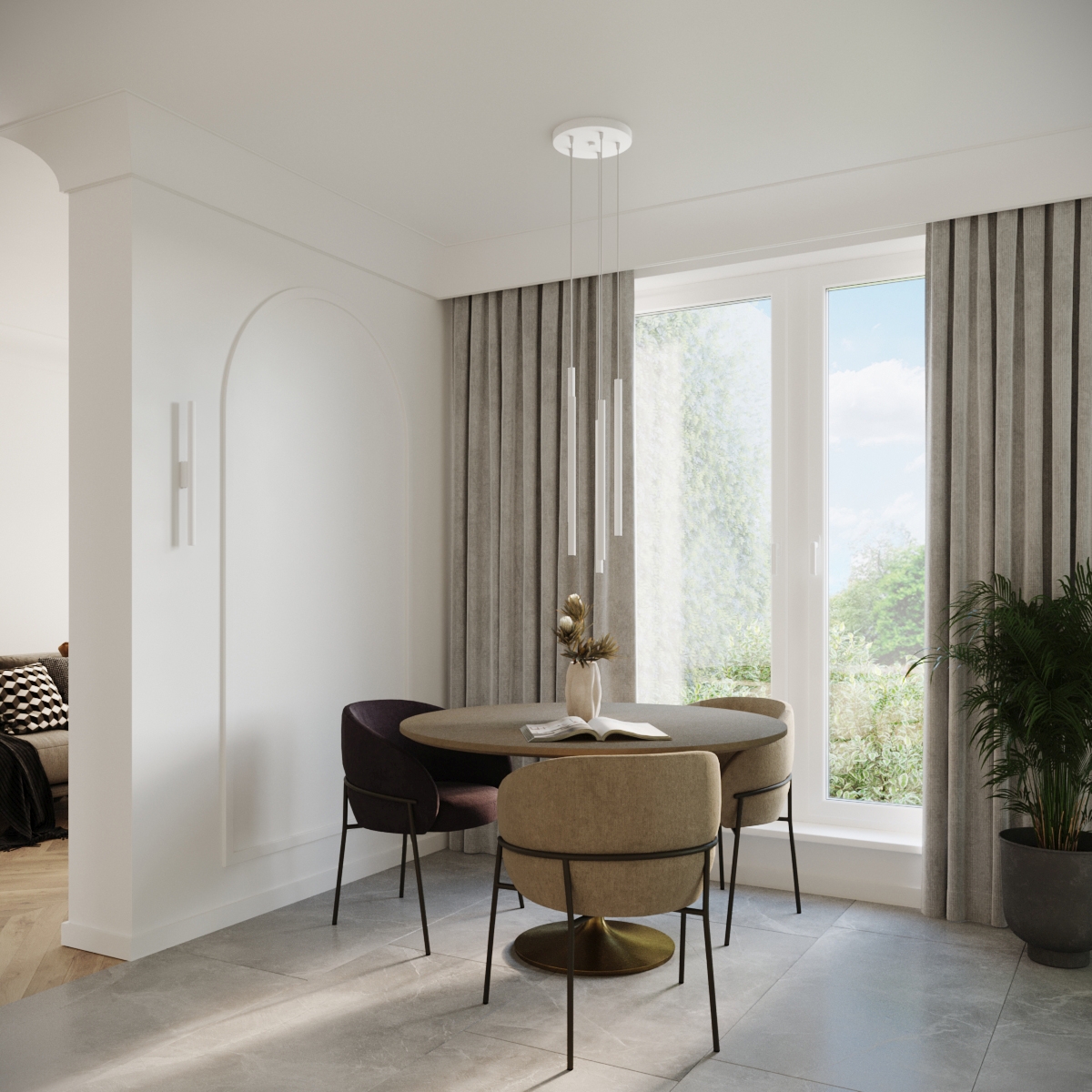 Lampa wisząca PASTELO 2 biała SL.1303 - Sollux - obrazek 8