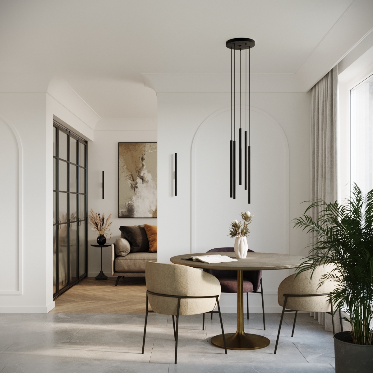 Lampa wisząca PASTELO 2 czarna SL.1304 - Sollux - obrazek 7