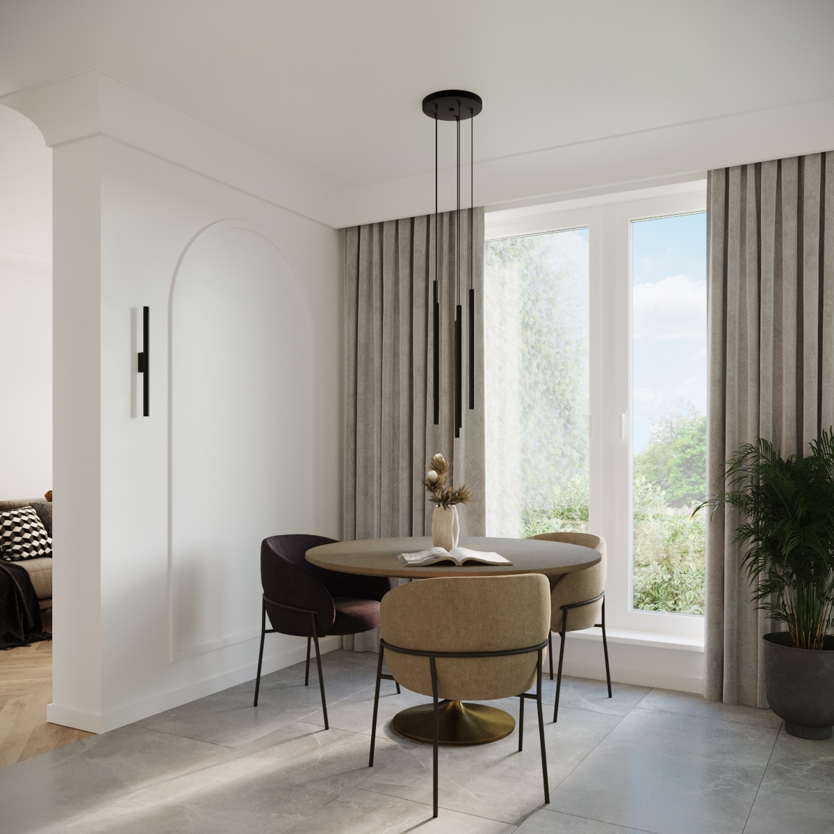 Lampa wisząca PASTELO 2 czarna SL.1304 - Sollux - obrazek 8