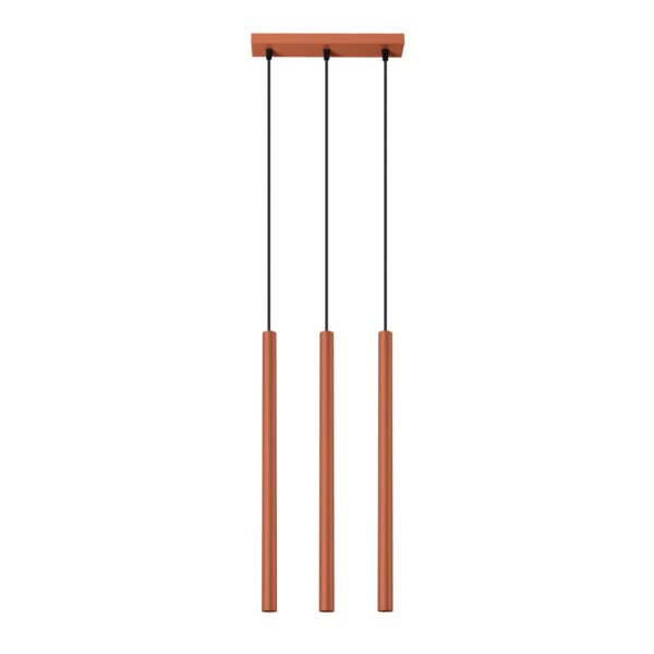 Lampa wisząca PASTELO 3 ochra czerwona SL.1526 - Sollux
