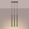 Lampa wisząca PASTELO 3 zielona oliwka SL.1520 - Sollux - obrazek 3