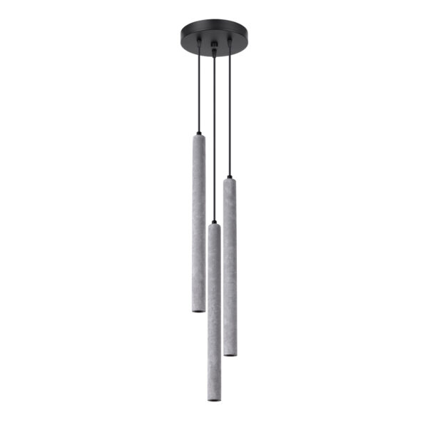 Lampa wisząca PASTELO 3P beton SL.1273 - Sollux