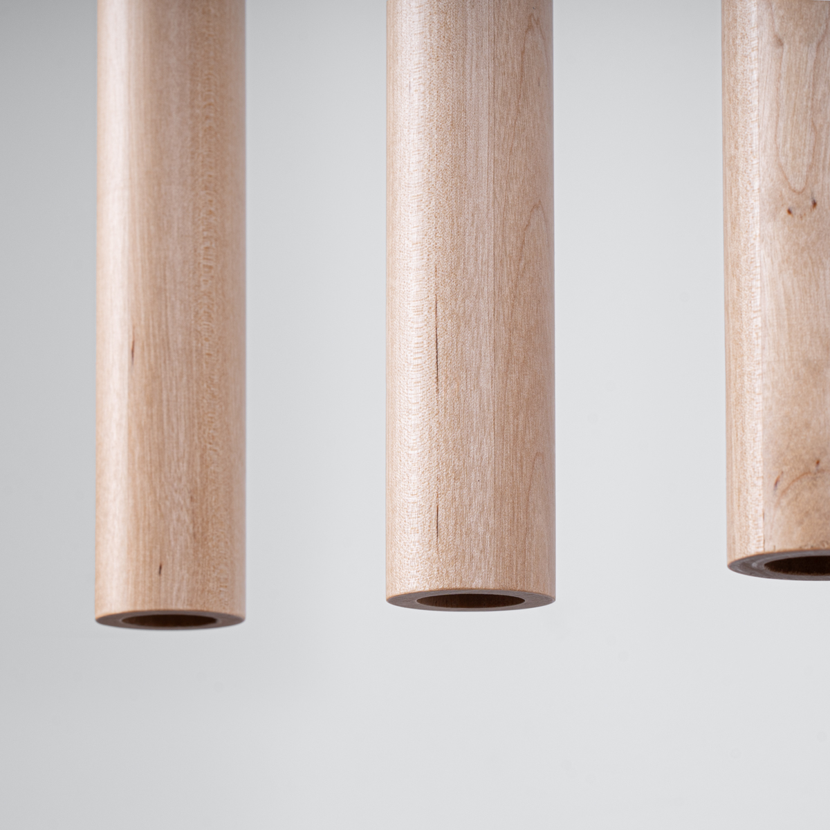 Lampa wisząca PASTELO 5L drewno SL.1269 - Sollux - obrazek 4