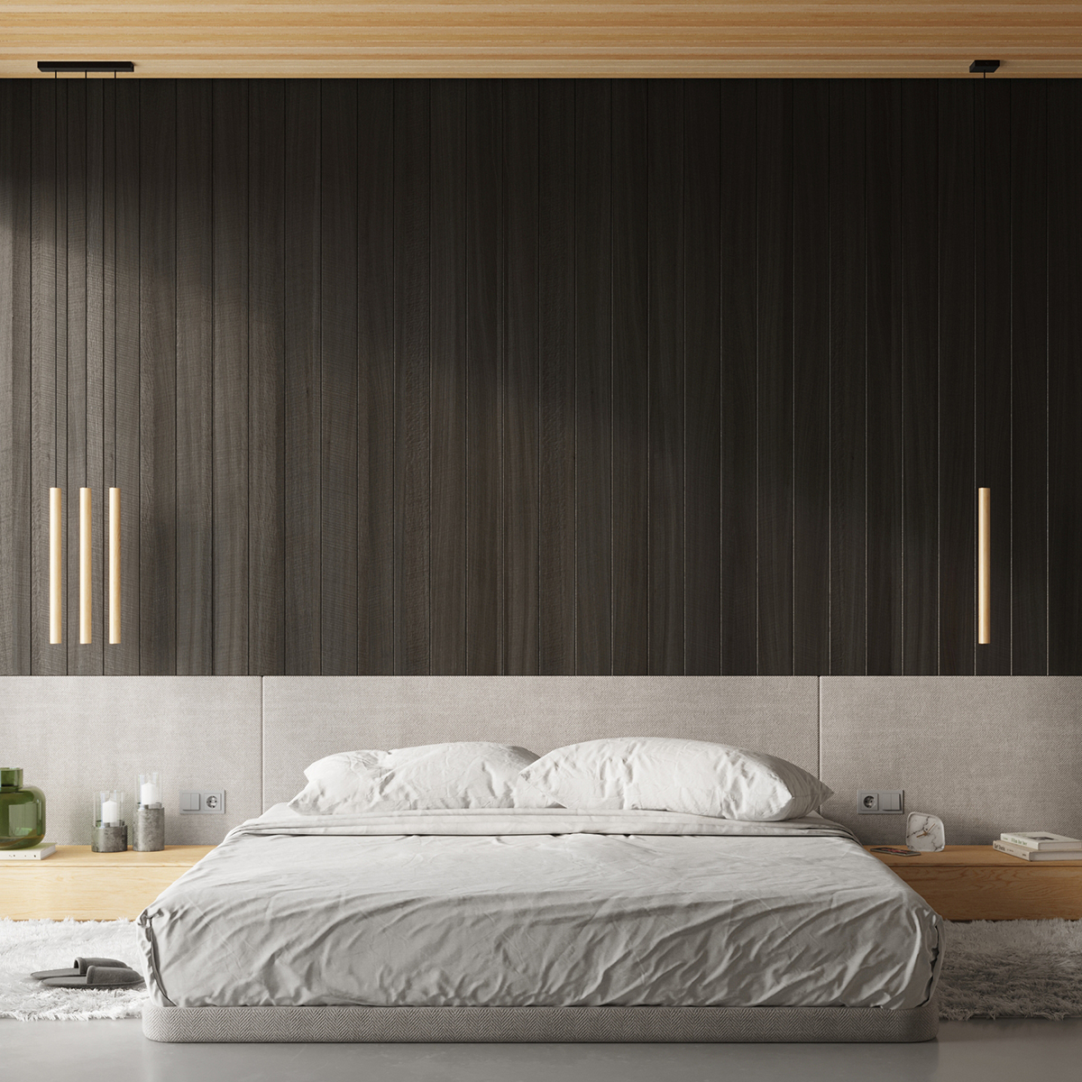 Lampa wisząca PASTELO 5L drewno SL.1269 - Sollux - obrazek 8