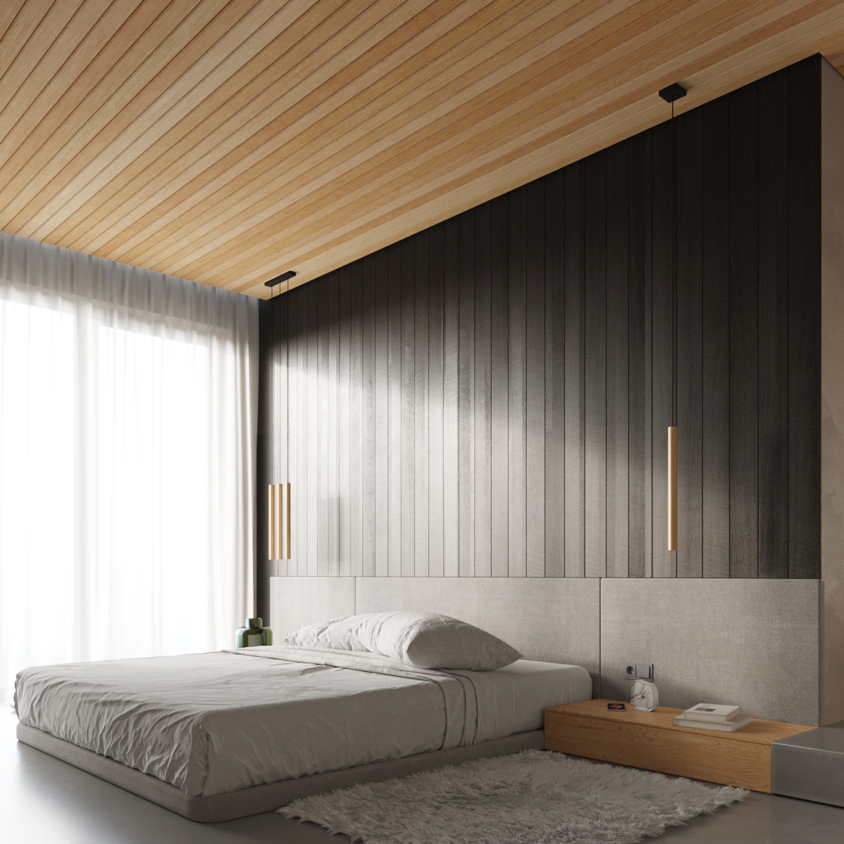 Lampa wisząca PASTELO 5L drewno SL.1269 - Sollux - obrazek 9