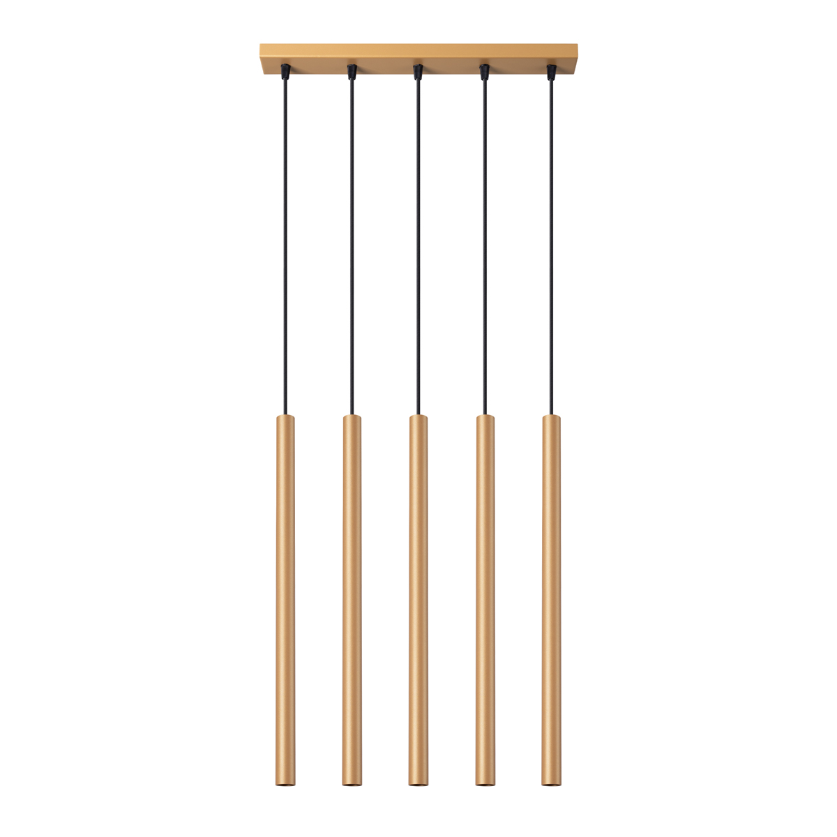 Lampa wisząca PASTELO 5L złota SL.1173 - Sollux
