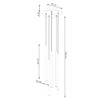 Lampa wisząca PASTELO 5P zielona oliwka SL.1522 - Sollux - obrazek 5