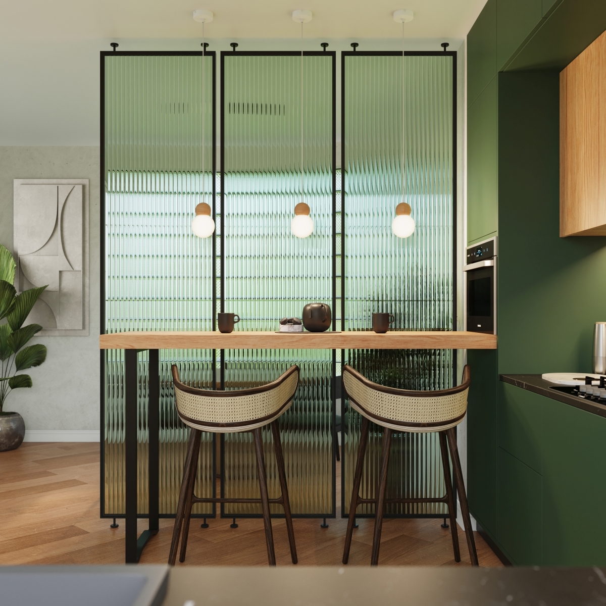 Lampa wisząca PEKKA 3P biała/naturalne drewno SL.1391 - Sollux - obrazek 12