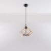 Lampa wisząca POMPELMO naturalne drewno SL.0393 - Sollux - obrazek 2