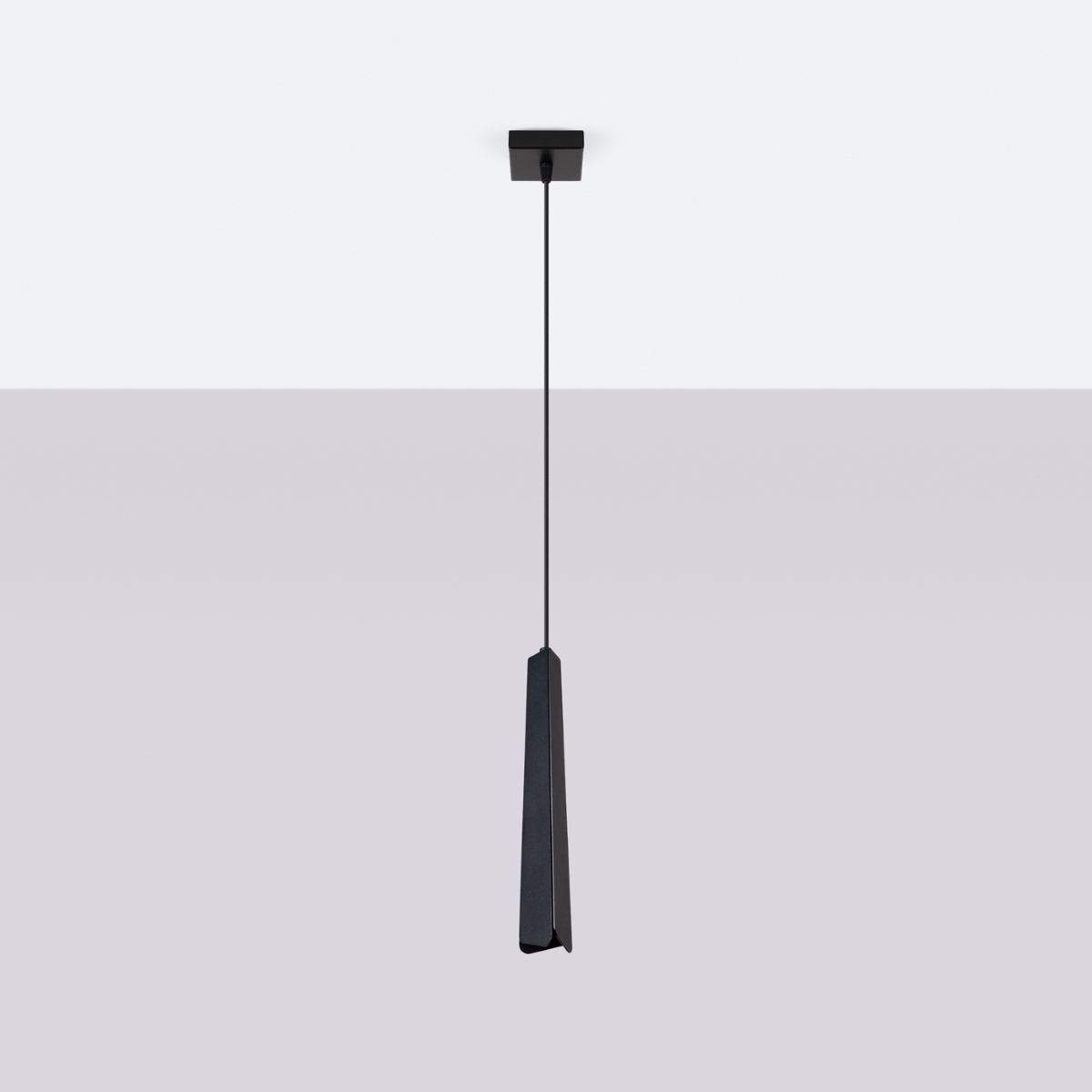 Lampa wisząca PRYSM 1 czarna SL.1400 - Sollux - obrazek 2