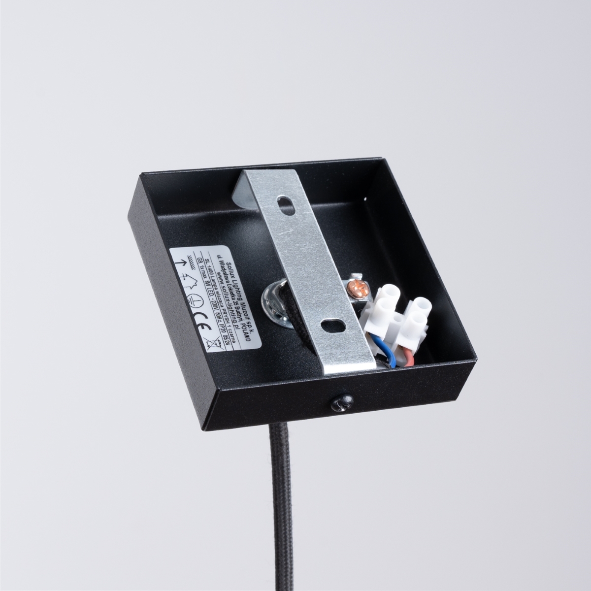 Lampa wisząca PRYSM 1 czarna SL.1400 - Sollux - obrazek 4