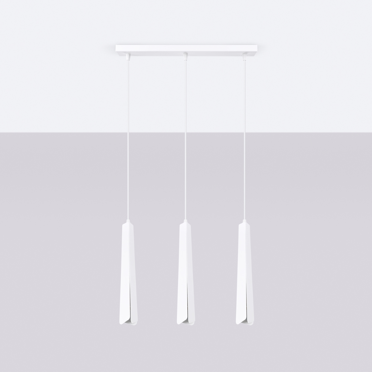 Lampa wisząca PRYSM 3L biała SL.1399 - Sollux - obrazek 2