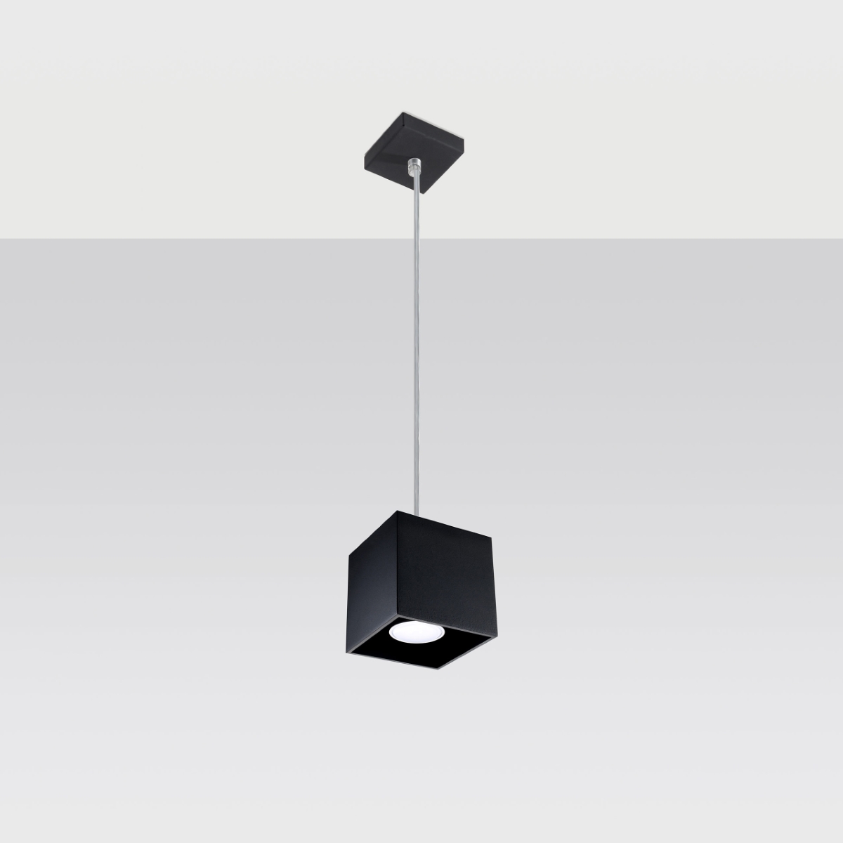 Lampa wisząca QUAD 1 czarny SL.0060 - Sollux - obrazek 2