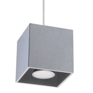 Lampa wisząca QUAD 1 szary SL.0061 - Sollux