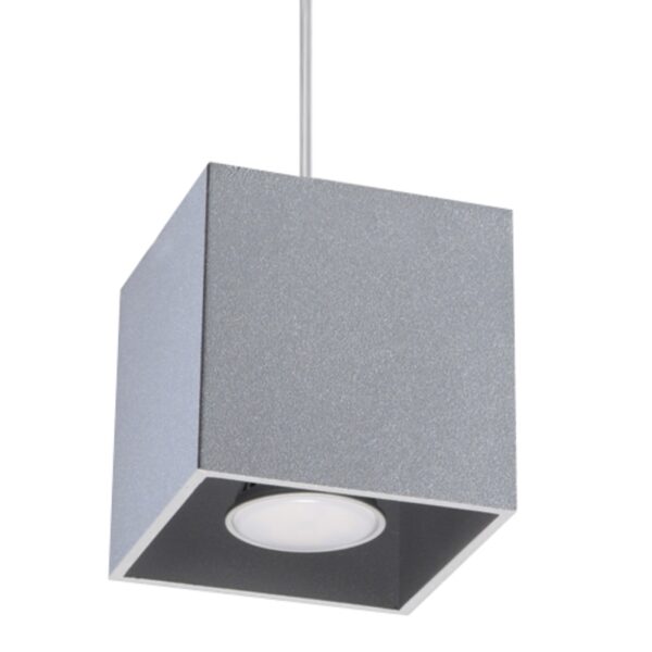 Lampa wisząca QUAD 1 szary SL.0061 - Sollux