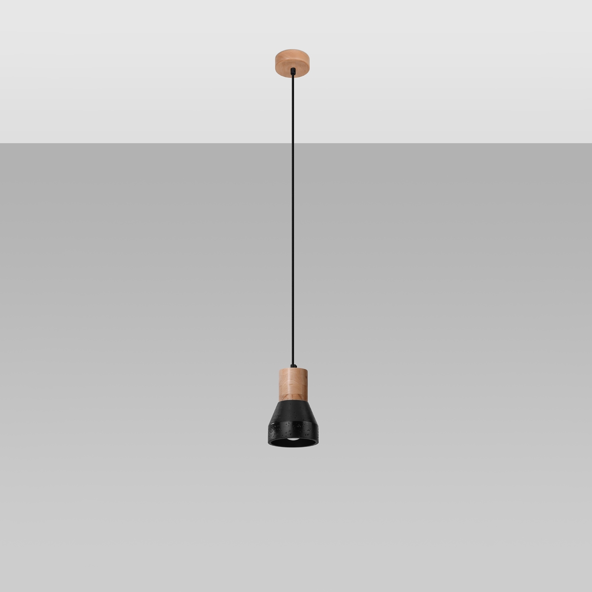 Lampa wisząca QUBIC czarna SL.0963 - Sollux - obrazek 2