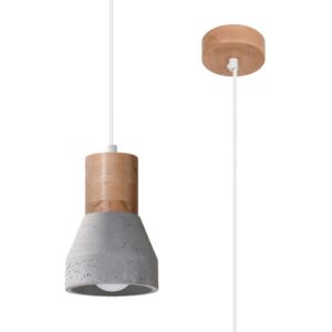 Lampa wisząca QUBIC szara SL.0964 - Sollux