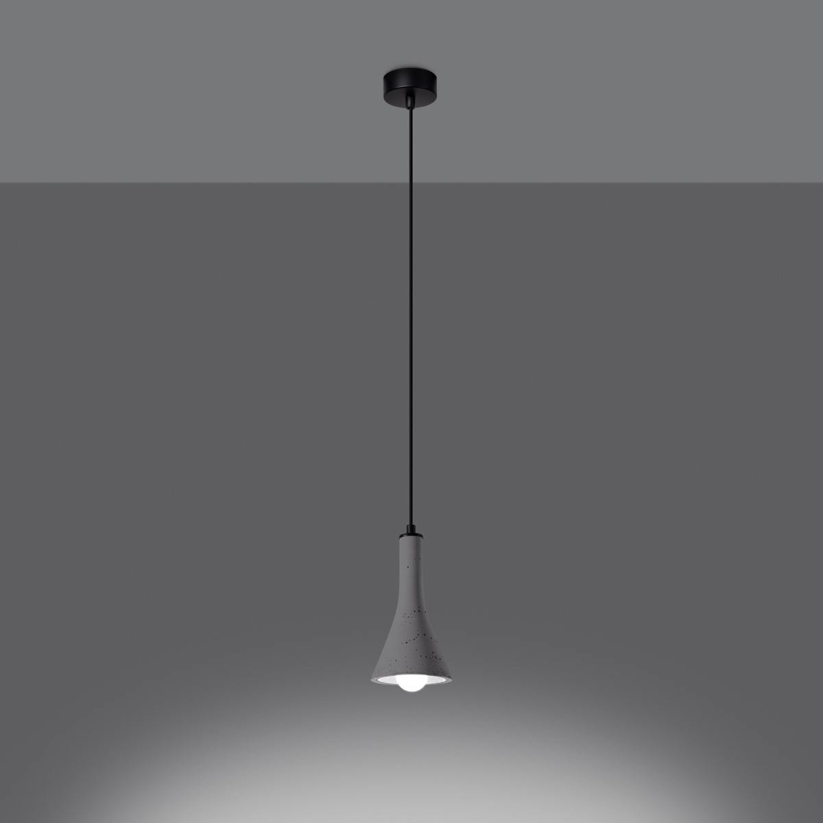 Lampa wisząca REA 1 beton SL.1223 - Sollux - obrazek 3