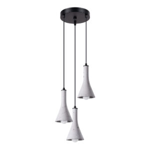 Lampa wisząca REA 3P beton SL.1226 - Sollux