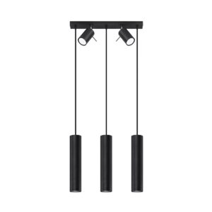 Lampa wisząca RING 3 czarny SL.1099 - Sollux
