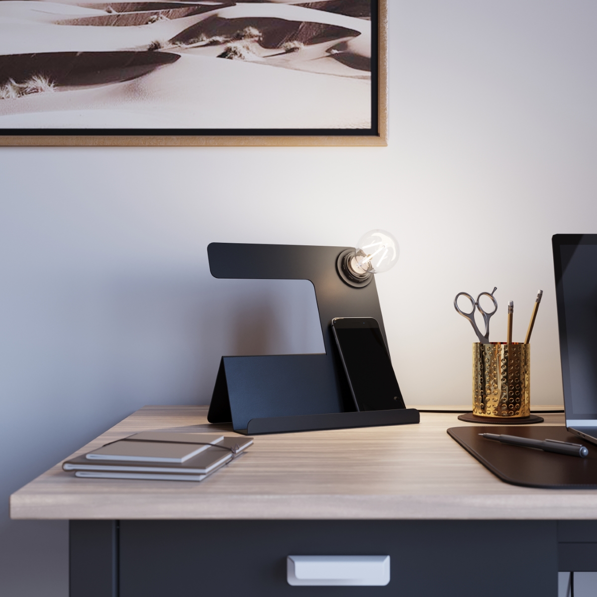 Lampa wisząca TULIP czarny SL.0667 - Sollux - obrazek 7