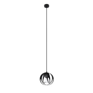 Lampa wisząca TULOS 1 czarna SL.1087 - Sollux